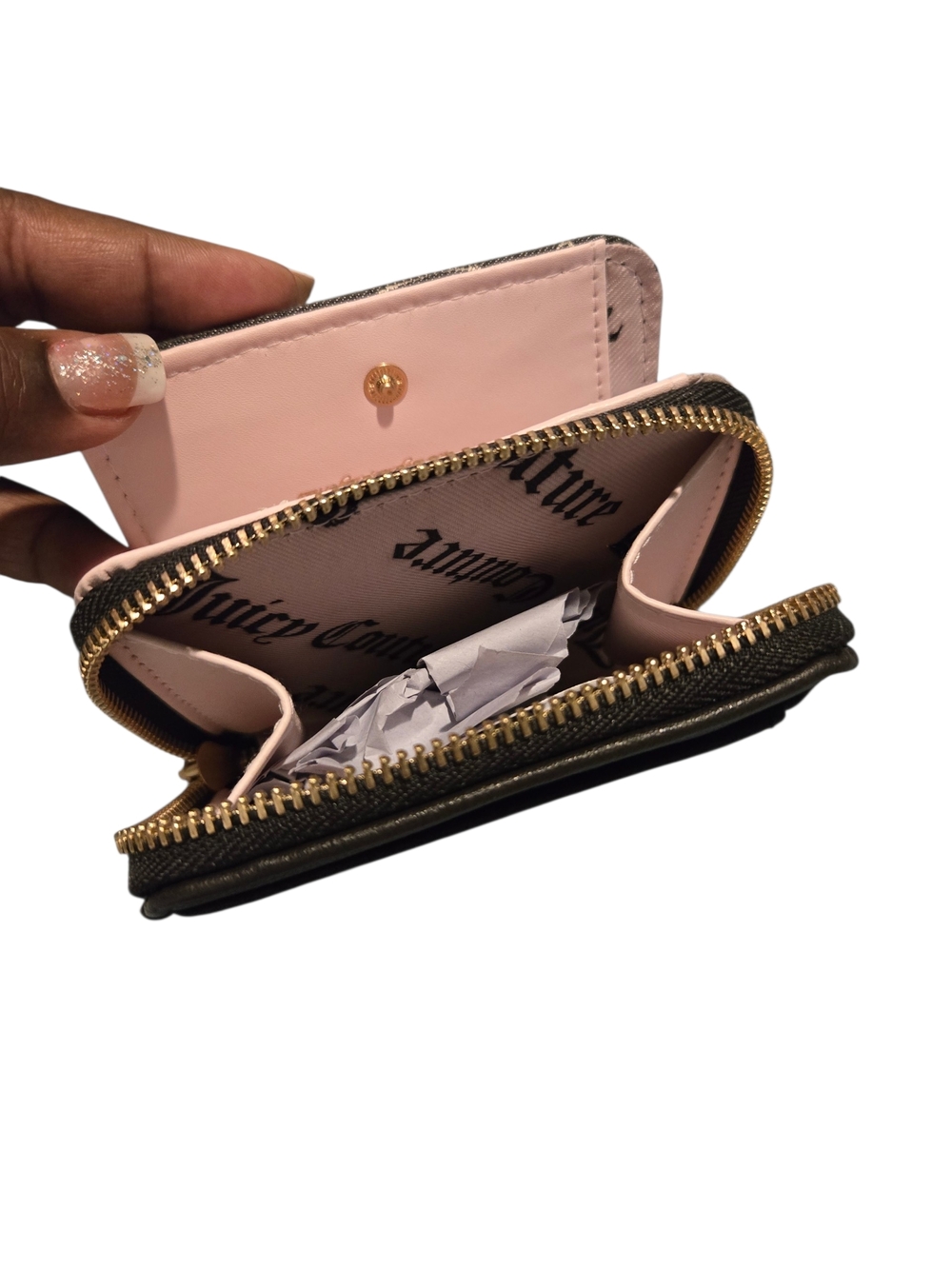 Juicy Couture Black Card Wallet - Picture 3 of 6